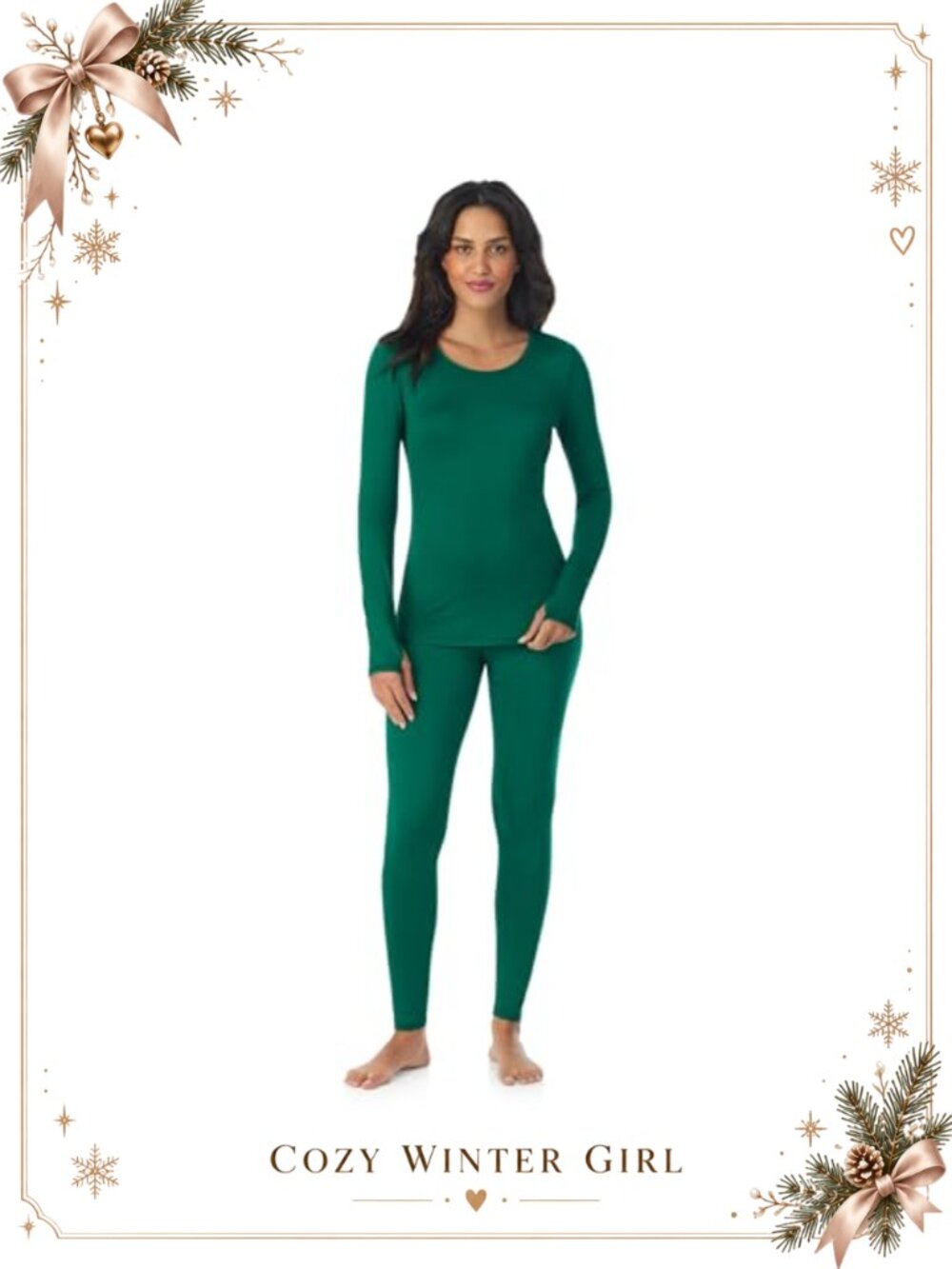 Lightweight Breathable Base Layer Set Long Sleeve Top & Leggings
